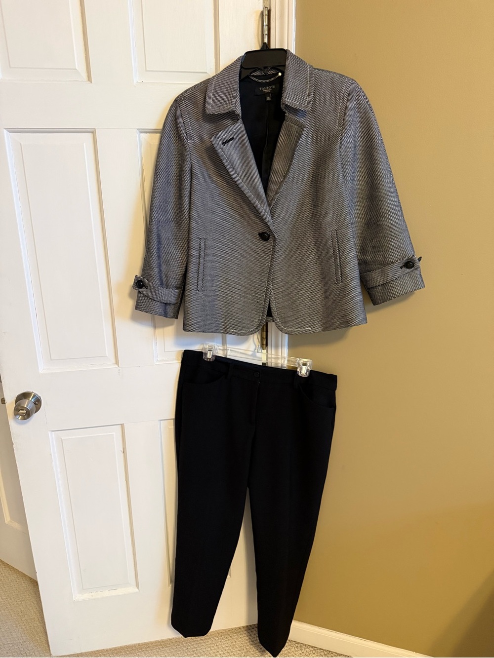 Talbots blazer and pants size 12p